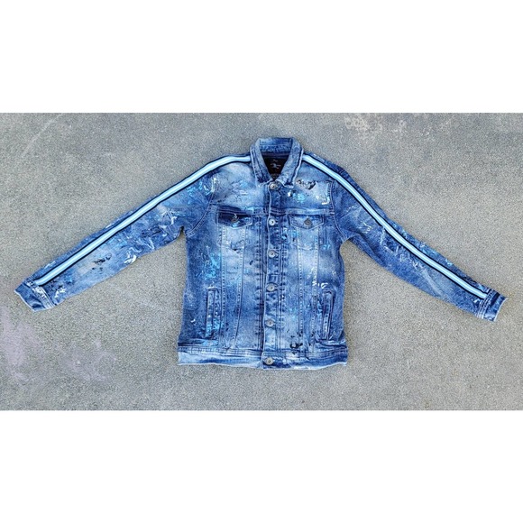 Jordan Craig Distressed Kids Denim Jacket - Picture 2 of 8